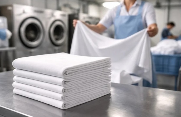 Tablecloth and linen laundry service in {location}